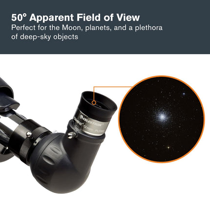 Celestron 93319 Omni Series 1.25 inch / 12mm Eyepiece, Black/Silver