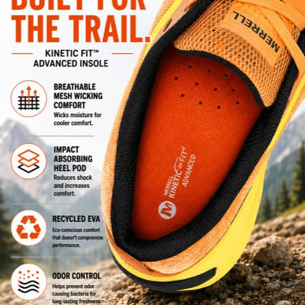 Merrell Women's Insole, Orange, 3