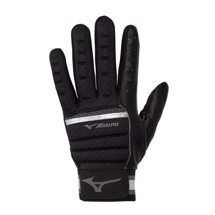 Gant de frappe de baseball adulte pour homme B-130 de Mizuno, noir/anthracite, très grand