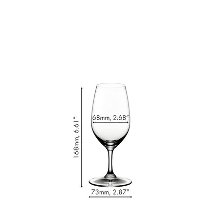 RIEDEL Wine Glass Vinum, Glass, Transparent, 2 Count (Pack of 1), 2