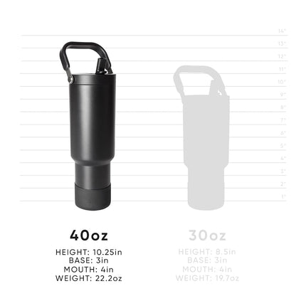 Simple Modern Trek Pivot | 40oz Flip Straw Tumbler with Handle | Water Bottle & Boot | Interchangeable Straw & Chug Lids | Insulated Stainless Steel Jug | Gym Sports Outdoors | Kaleidoscope