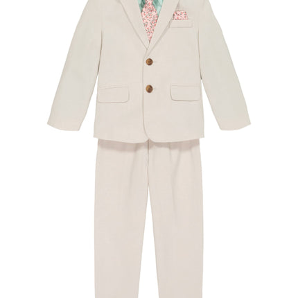 Nautica Boys' 4-Piece Suit Set with Dress Shirt, T