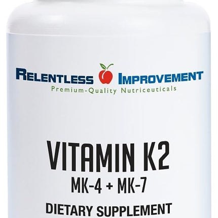 Relentless Improvement Vitamin K2 MK4 Plus MK7 Veg