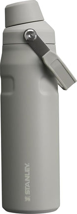 Stanley IceFlow Fast Flow Water Bottle 24 oz | Angled Spout Lid | Lightweight and Leakproof for Travel and Sports | Insulated Stainless Steel | BPA-Free | Ash