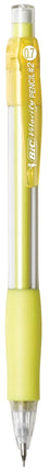 Portaminas BIC Velocity, recargable, punta mediana (0.7 mm), 12 lápices (paquete de 2 de 12 lápices)