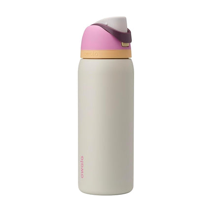 Bouteille d'eau Owala FreeSip en acier inoxydable isotherme avec paille, bouteille de sport sans BPA, idéale pour les voyages, 946 ml, Daybreak