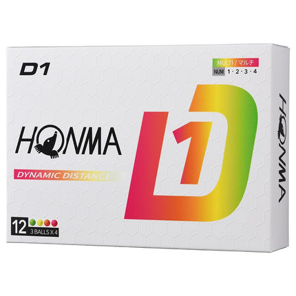 HONMA 2024 Homma D1 BT2401 Multi (1 Dozen Pack of 12)