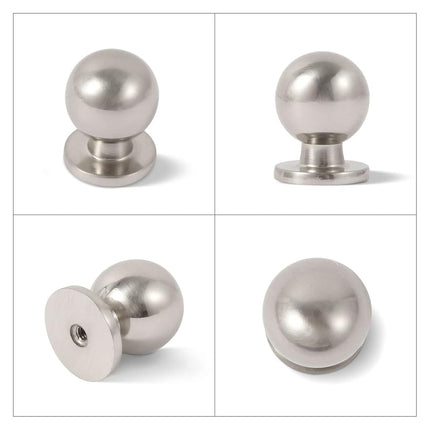 KHTUME Ware 10 Pack Cabinet Hardware Knobs (Satin Nickel)