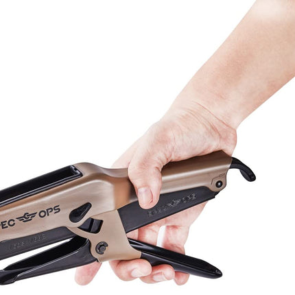 Spec Ops Tools Elite Duty Packaging Plier Stapler, 7/16 Crown, 1/4" - 3/8" Leg Length Staples, 3% Donated to Veterans