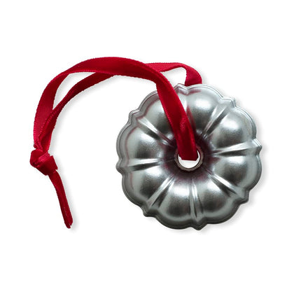 Nordic Ware Bundt Ornament Set, Silver, 2-Pieces