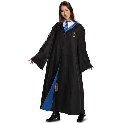 DISGUISE unisex adult Ravenclaw Costume Outerwear, Black & Blue, Extra Small 14-16 US