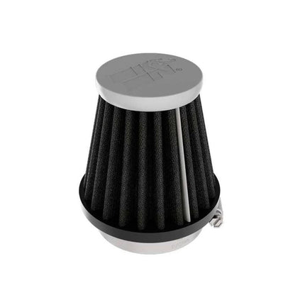 K&N Black Universal Dryflow Conical Air Filter 49mm flange, 76mm base, 51mm top, 76mm height (RC-3122HBK)