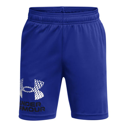 Under Armour Boys' Tech Logo Shorts, Royal / / Whi