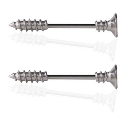 Ruifan 316L Stainless Steel Screw Bar Nipple Barbe