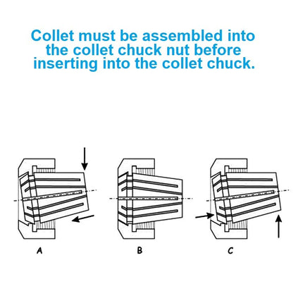 HHIP 3900-5273 ER-40 Spring Collet, 1/4"