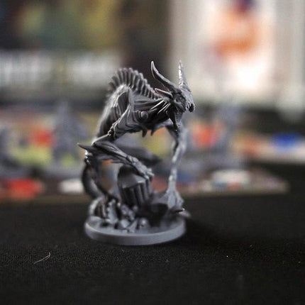 Mighty Boards: Fateforge Chronicles of Kaan: Boss Miniatures Set - 4 Unpainted Figures, Board Game Upgrade, Expansion Accessories, Co-Op Adventure (2-6 Players, Ages 12+)