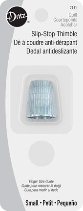 Dritz Thimble, Zinc, Silver, S