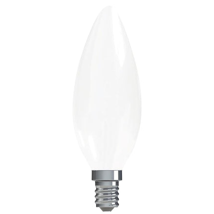 GE LED Light Bulbs, 40 Watt, Soft White, Decorative Bulbs, Frosted, Small Base (2 Pack)
