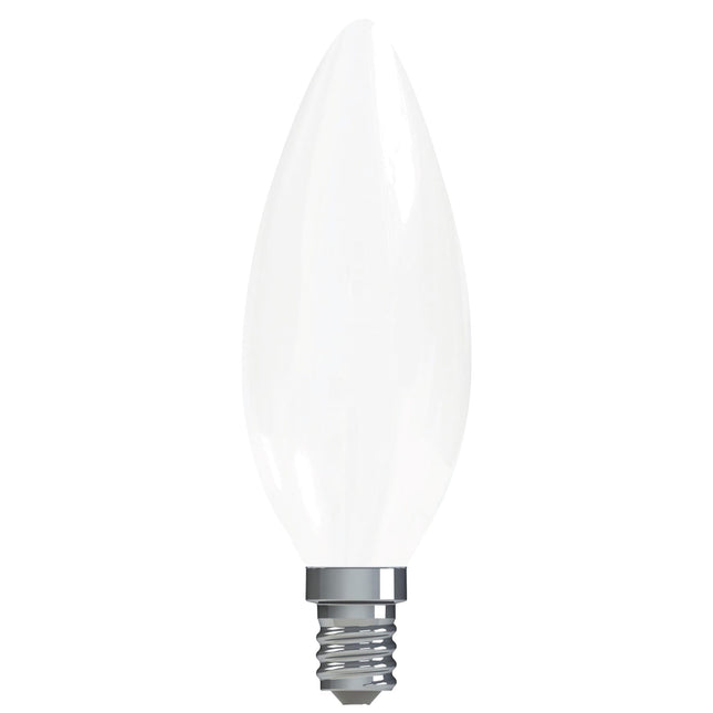 GE LED Light Bulbs, 40 Watt, Soft White, Decorative Bulbs, Frosted, Small Base (2 Pack)