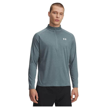 Under Armour Tech Textured 1/2 Zip, (587) Jasper B