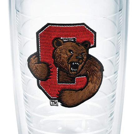 Tervis 1060832 Cornell University Emblem Individual Tumbler with Red lid, 16 oz, Clear