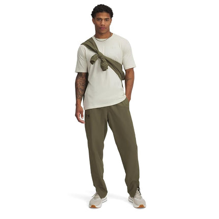 Under Armour Men's Rival Woven Windbreaker Pant, Weather-Resistant Tracksuit Bottoms, Lightweight and Comfortable Men's Joggers,Marine OD Green/Marine OD Green/Black,3XL