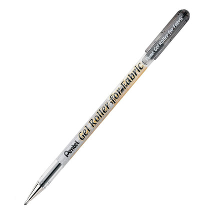 Pentel bn15 Gel Ink Roller Ball Pen for Textiles, 0.5 mm, Black.