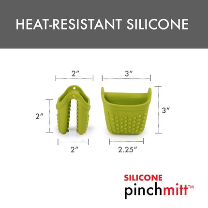 Dexas Silicone Pinch Mitt Mini Oven Mitt, Green