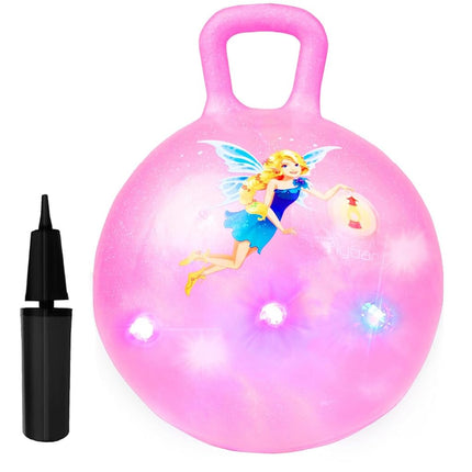Flybar Hopper Ball for Kids, Inflatable Bouncy Rid
