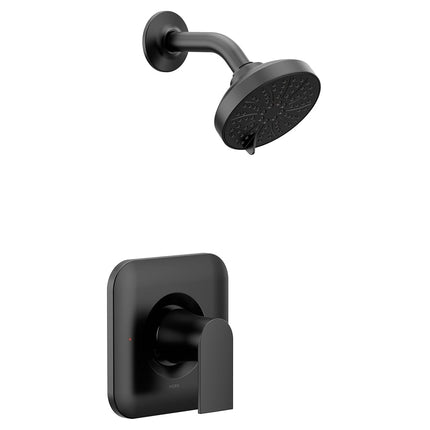 Moen T2472EPBL Genta Posi-Temp Pressure Balancing Eco-Performance Modern Shower Only Trim Without Valve, Matte Black