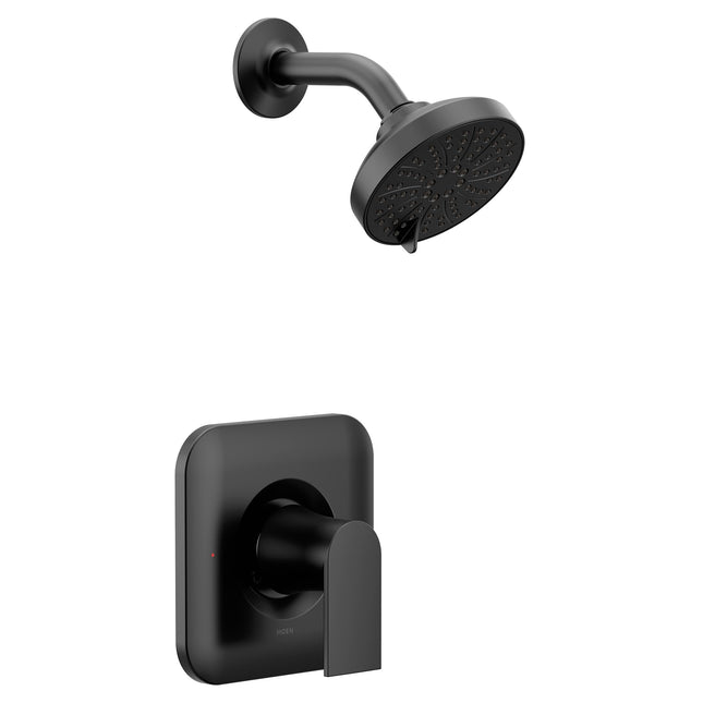 Moen T2472EPBL Genta Posi-Temp Pressure Balancing Eco-Performance Modern Shower Only Trim Without Valve, Matte Black