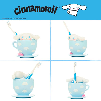 Porte-brosse à dents Cinnamoroll de collection - Gobelet pour pinceaux de maquillage/stylos, (produit sous licence officielle) par Franco