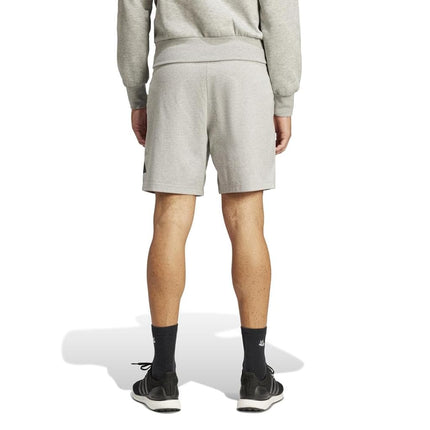adidas Essentials Men's 7" Big Logo Shorts, Medium Grey Mottled/Black, M Tall