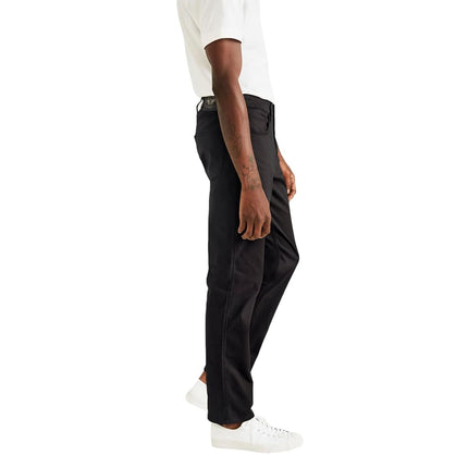 Pantalones Dockers de hombre, corte vaquero recto, tecnología para todas las estaciones, negro, 30W / 30L