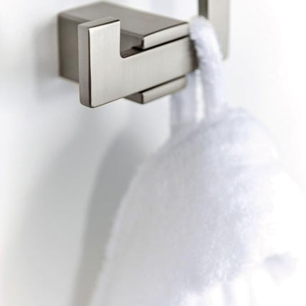 Moen BP3703BN Kyvos Double Robe Hook BN, Small, Brushed Nickel