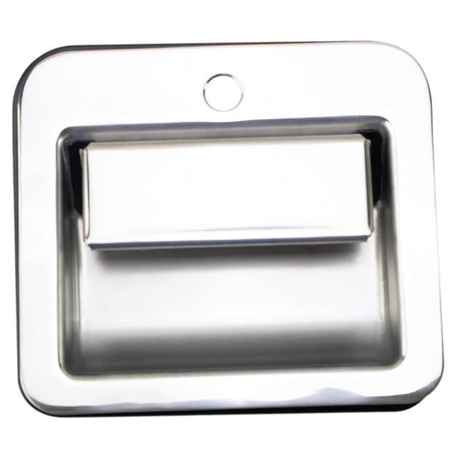 TRQ Front Left Exterior Door Handle Chrome Drivers