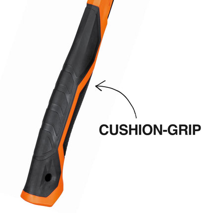 Klein Tools H81020 Anti-Vibration Smooth Face Hammer with Straight Claw, 20-Ounce Forged Steel, Magnetic Nail Starter and Extra-Large Squared Strike Face