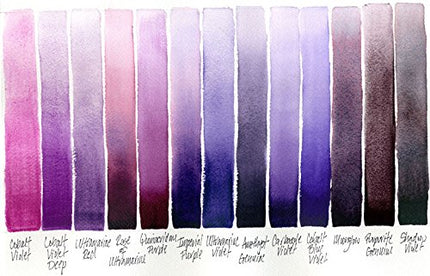 DANIEL SMITH Extra Fine Watercolor 15ml Paint Tube, Purpurite Genuine, 0.5 Fl Oz (Pack of 1),Purple