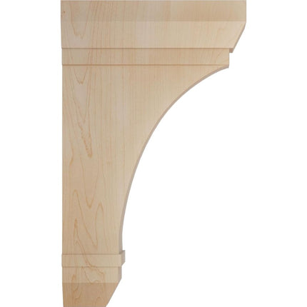 Ekena BKT02X06X10STMA 2 1/4" W x 6" D x 10" H Stockport Bracket, Maple