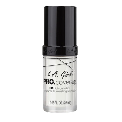 L.A. Girl Pro Coverage Liquid Foundation, White, 0.95 Fl Oz