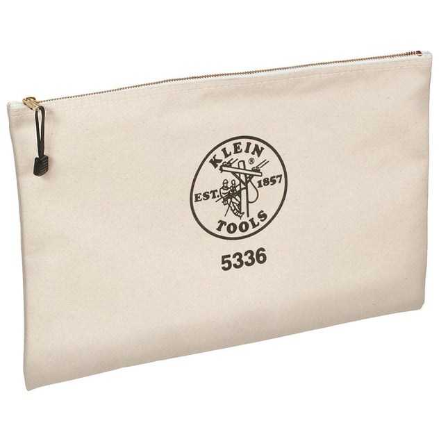 Klein Tools 5336 Canvas Contractor's Zipper Portfo
