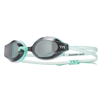 Lunettes de course TYR Blackops 140 EV Femme Fit Fumé/Menthe/Blanc