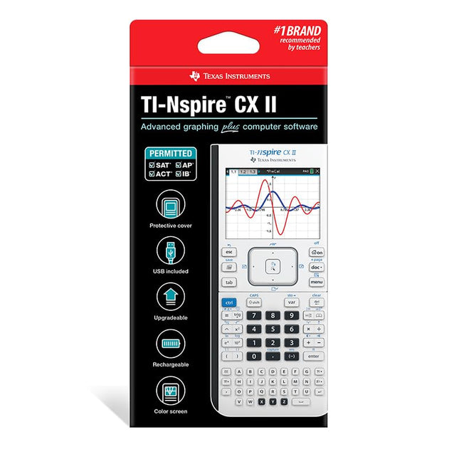 TI-Nspire CX II Color Graphing Calculator with Student Software