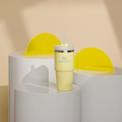 STANLEY Quencher H2.0 Tumbler with Straw 14 oz | Twist On 3-Way Lid | Cupholder Compatible for Travel | Insulated Stainless Steel Cup | BPA-Free | Pomelo
