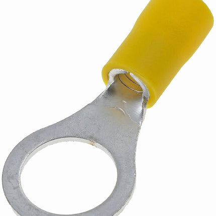 Dorman 85417: 12-10 Gauge Ring Terminal, 3/8 In, Yellow
