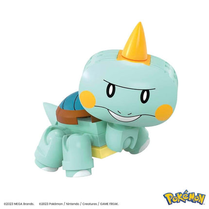 Mega Pokémon HNT91 Articulated Buildable Figure 5 cm + Pokéball - Khelocrok/Chewtle