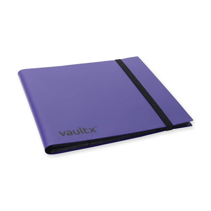 Vault X 12 Pocket Strap Trading Card Binder 480 Cards Side Loading (Purple)