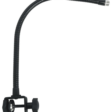 Rockville GN20 Soporte de micrófono tipo cuello de ganso de 20" para DJ, se sujeta a cualquier mesa o soporte