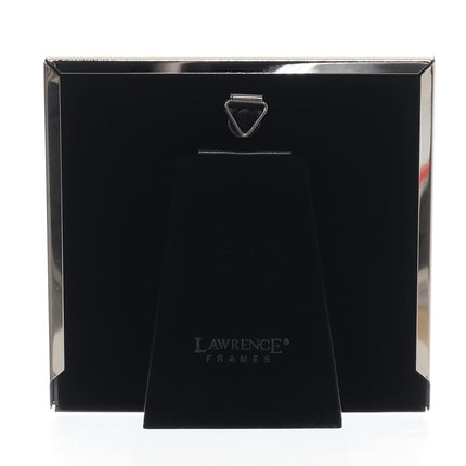 Lawrence Frames Metal and Enamel Picture Frame, Black, 4x4