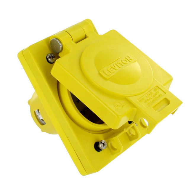 Leviton 66W75 20 Amp, 250 Volt, 3 Phase, NEMA L5-2